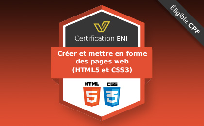 Créer et mettre en forme des pages web (HTML5 et CSS3)